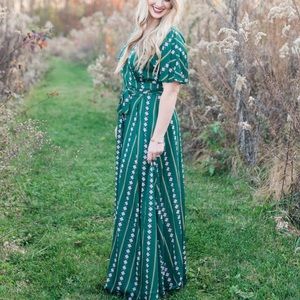 Boutique style wrap dress